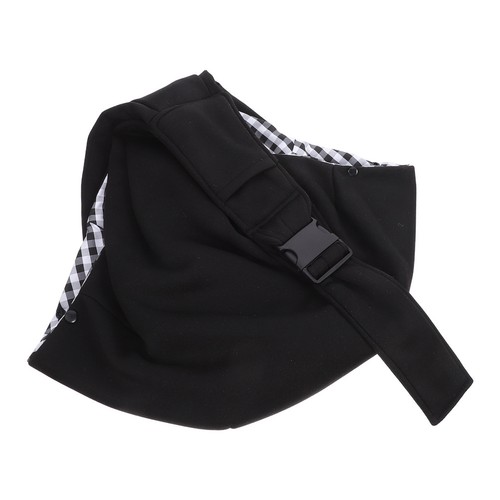 Black single shoulder pet - single,